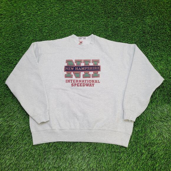 Vintage New-Hampshire Speedway Sweatshirt Women XL 24x26 Gray - Picture 1 of 13
